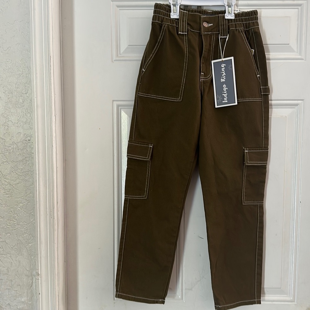 indigo rising Cago pants  Size 0
